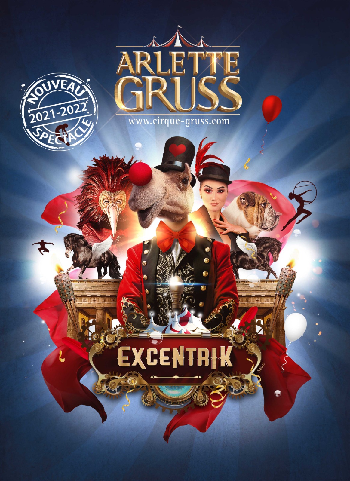 Affiche Excentrik Nouveau spectacle
