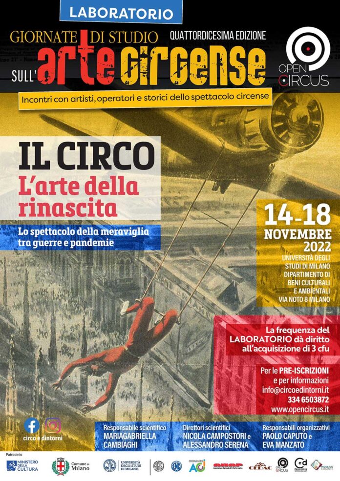 Locandina Giornate di Studio sull Arte Circense 2022 696x985