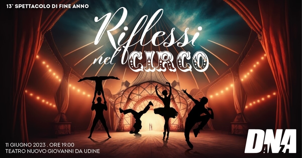 riflessi nel circo al teatro nuovo giovanni da udine il saggio di fine anno di dna danza