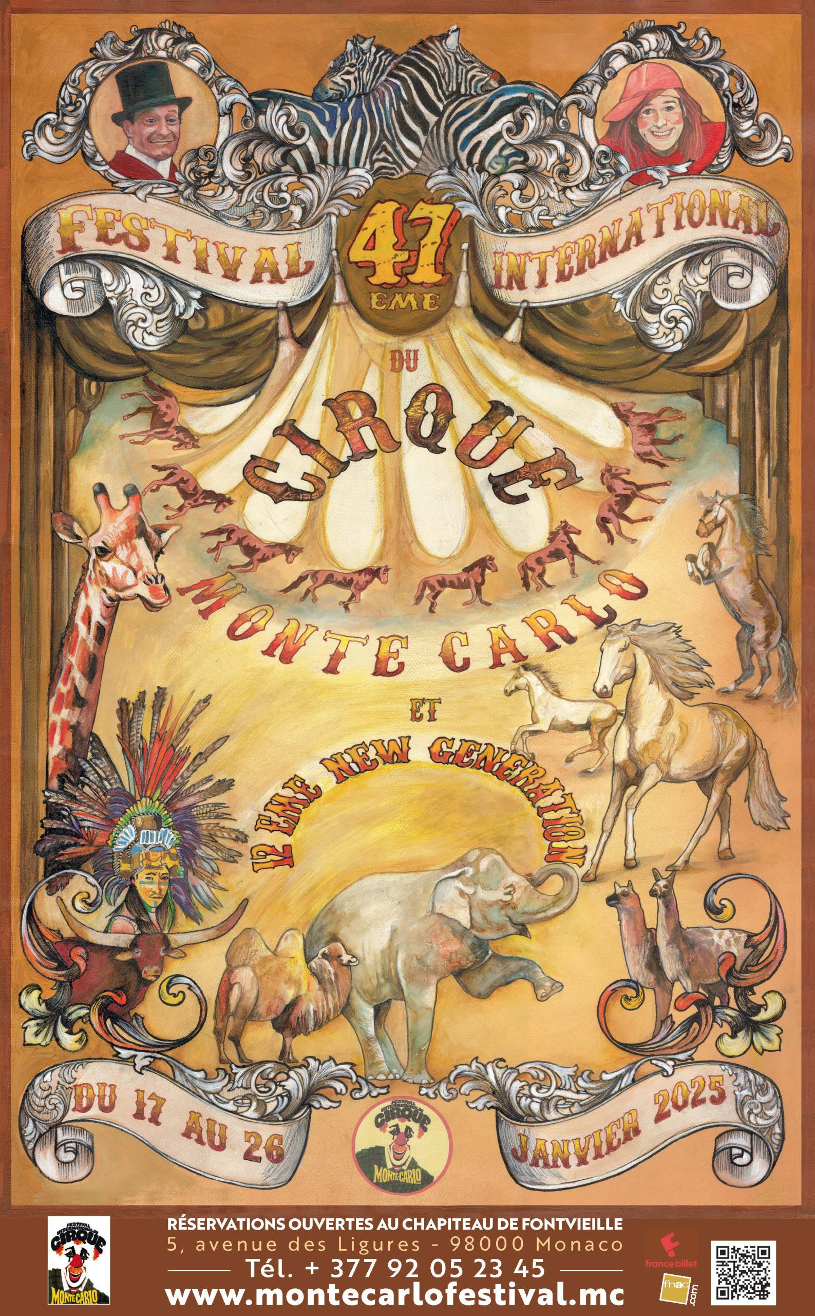 Affiche 47me Festival International de Monte Carlo